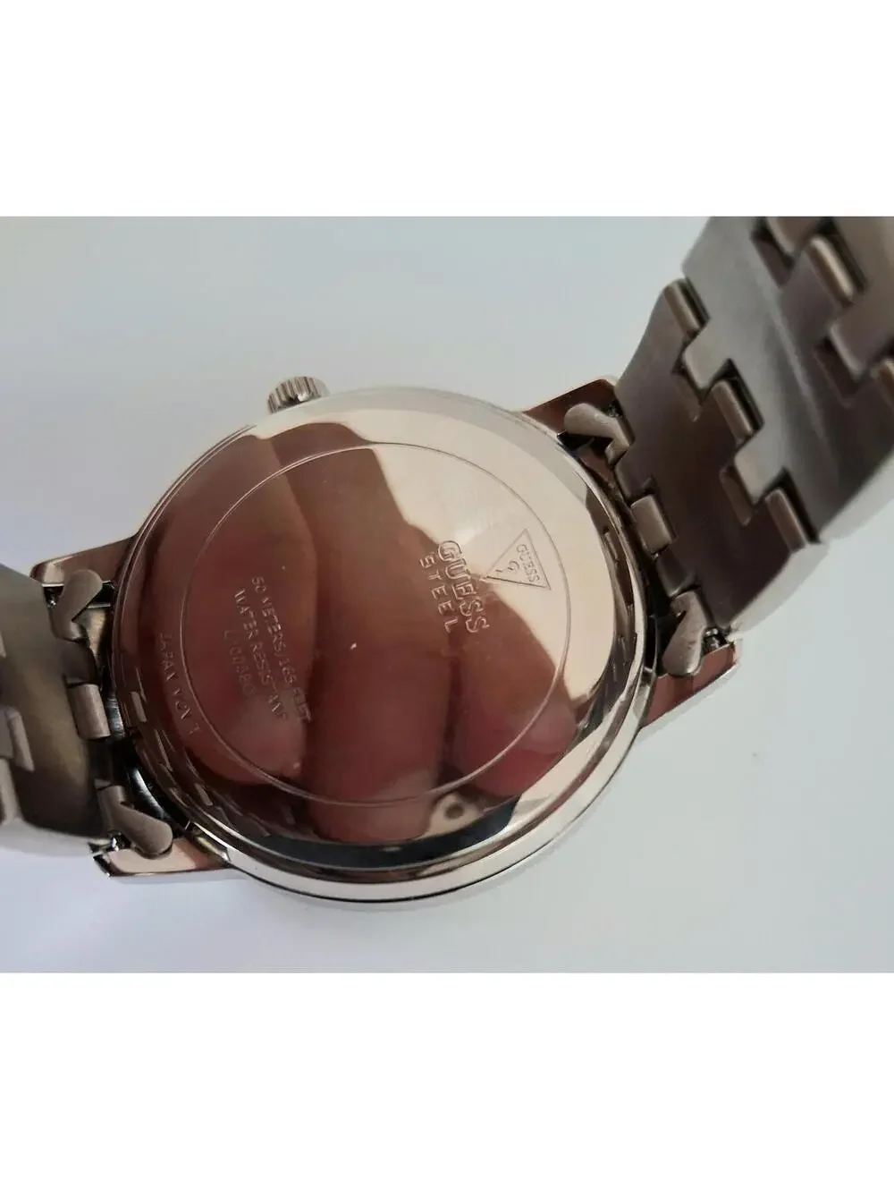 Rare Men's Guess Watch w/Diamond Pointers